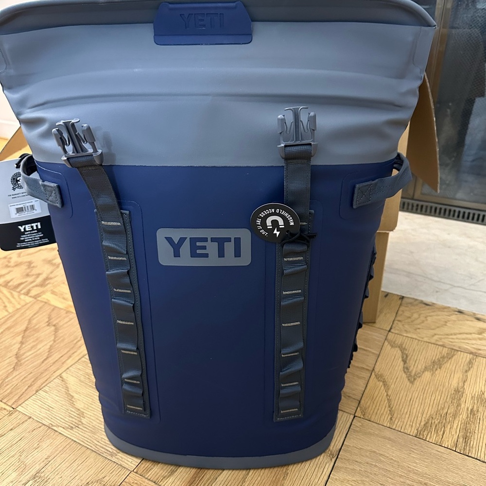 YETI Blue and Gray Men's Bag